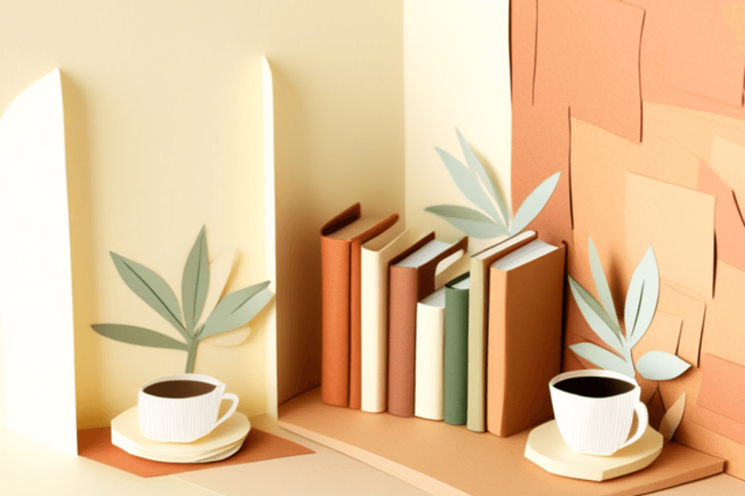 Libros, plantas y tazas de café — el universo de Página y Mantel